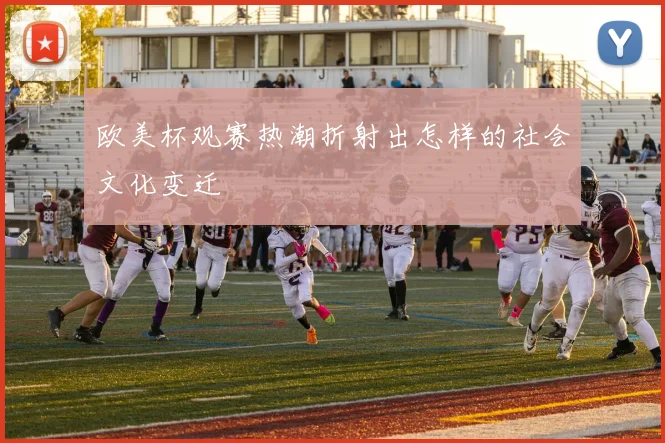 欧美杯观赛热潮折射出怎样的社会文化变迁